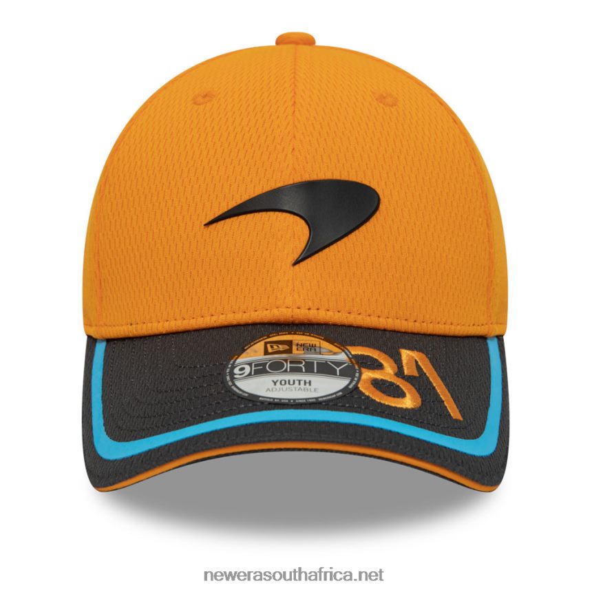 McLaren Oscar Piastri Kids Orange 9FORTY Adjustable Cap New Era TRBRBN1631