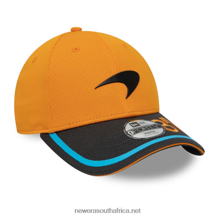 McLaren Oscar Piastri Kids Orange 9FORTY Adjustable Cap New Era TRBRBN1631