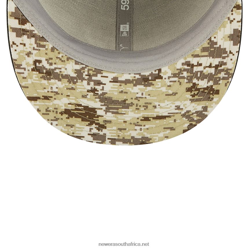 Miami Dolphins NFL Salute to Service Black 59FIFTY 59FIFTY Fitted Cap New Era TRBRBN941