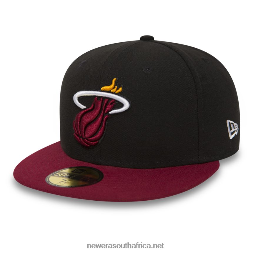 Miami Heat Essential Black 59FIFTY Cap New Era TRBRBN124