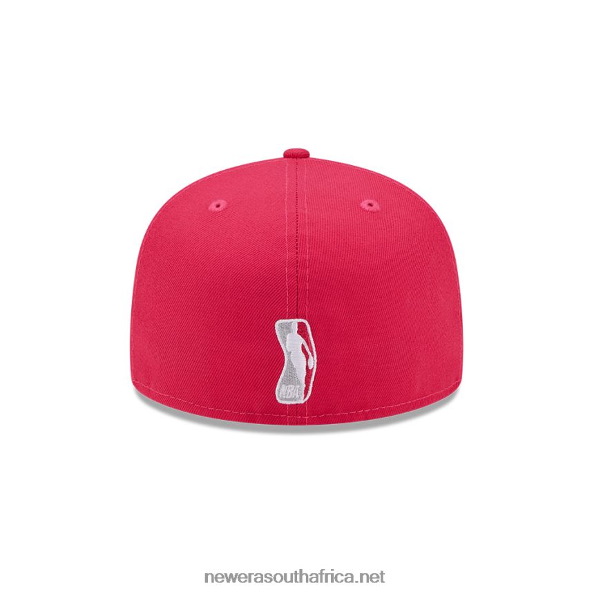 Miami Heat Light Fantasy Pink 59FIFTY Fitted Cap New Era TRBRBN1160