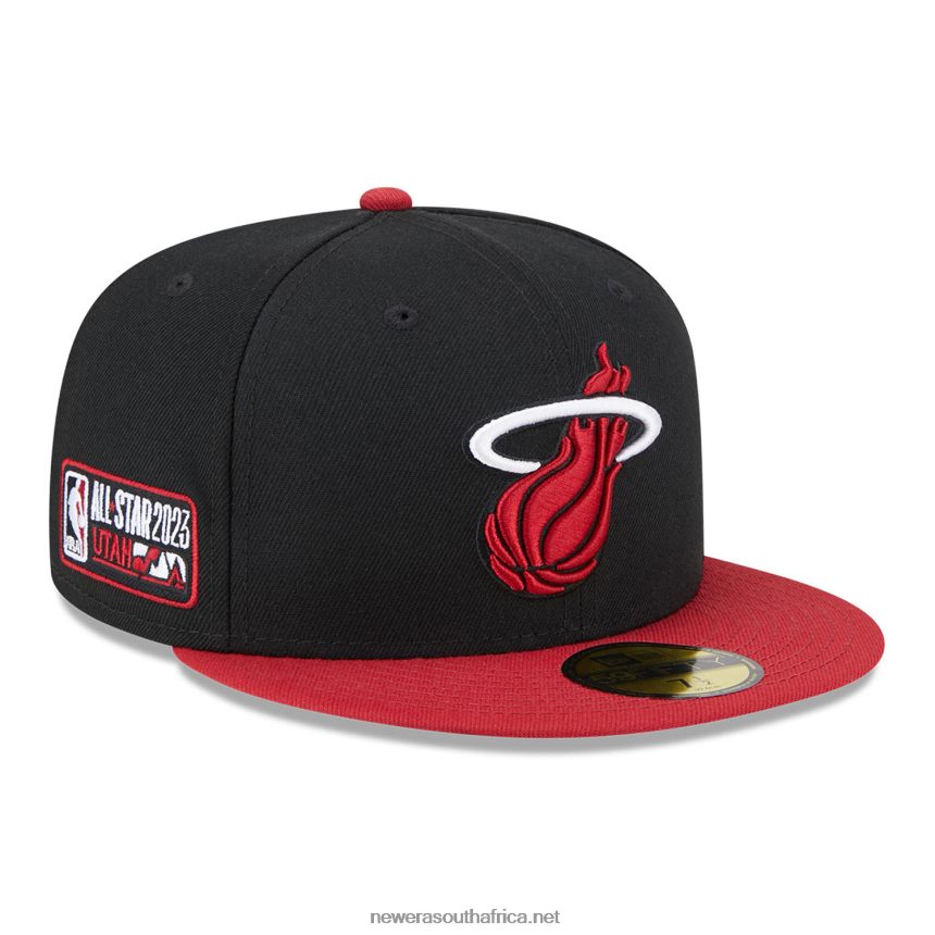 Miami Heat NBA All Star Game Black 59FIFTY Fitted Cap New Era TRBRBN262