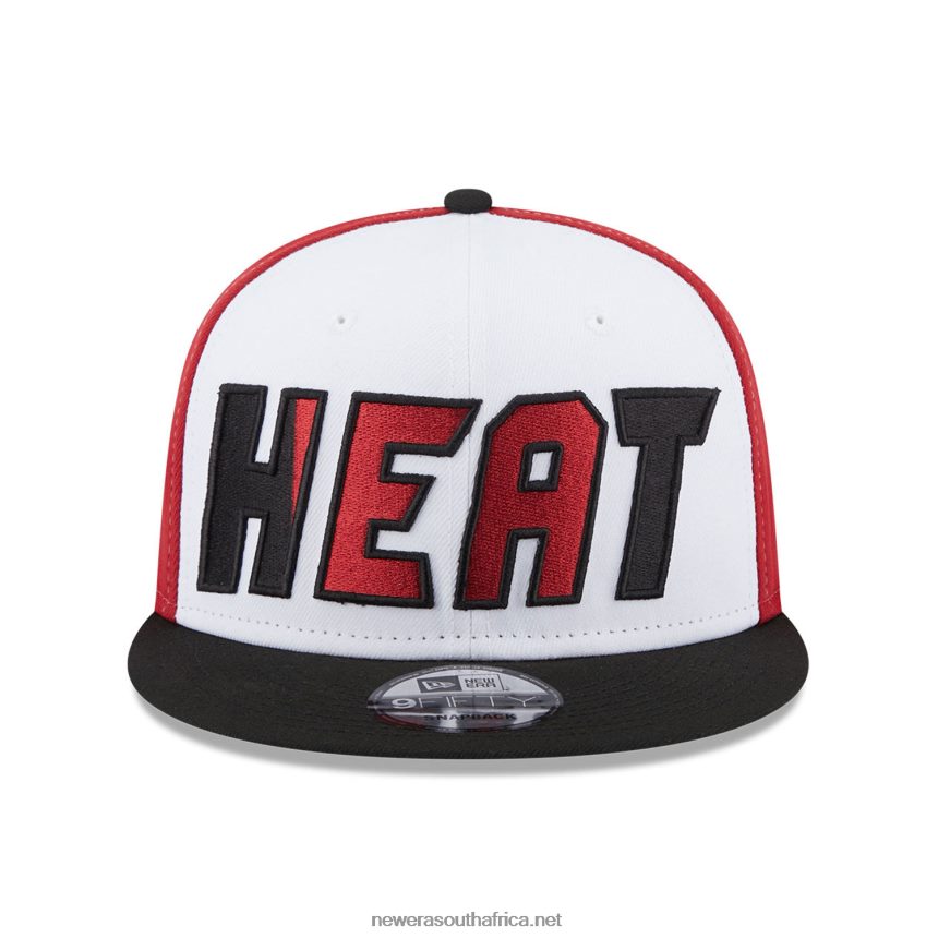 Miami Heat NBA Back Half Black 9FIFTY Snapback Cap New Era TRBRBN1980