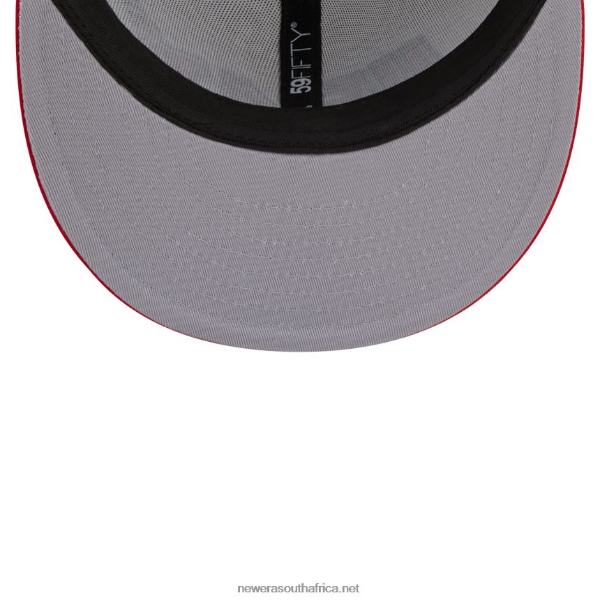 Miami Heat NBA Classic White 59FIFTY Fitted Cap New Era TRBRBN270