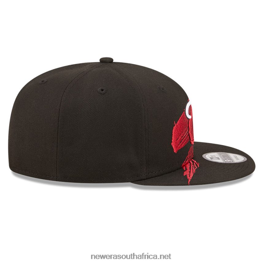 Miami Heat NBA Sweep Black 9FIFTY Snapback Cap New Era TRBRBN2094