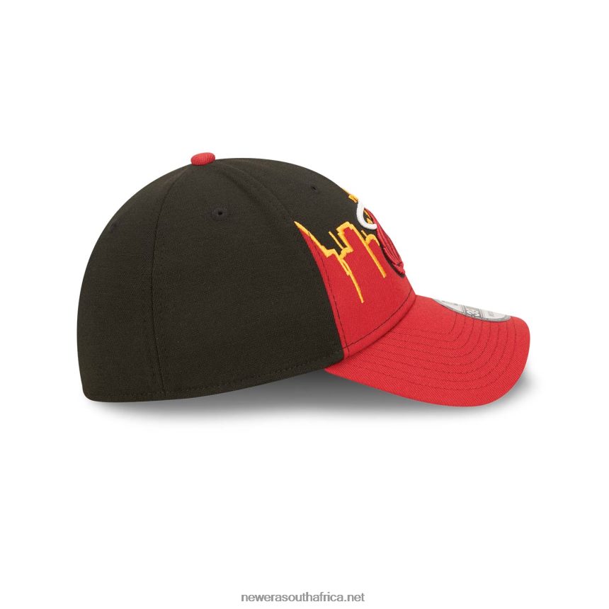 Miami Heat NBA Tip Off 2022 Black 39THIRTY Stretch Fit Cap New Era TRBRBN2202