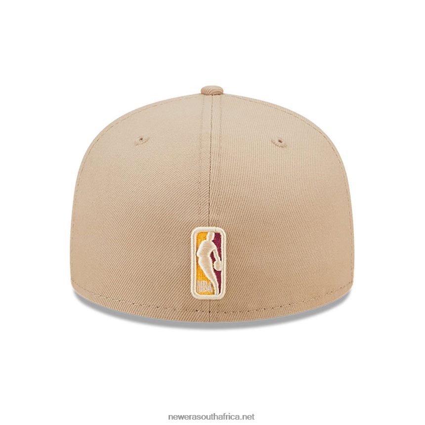 Miami Heat Team Neon Beige 59FIFTY Fitted Cap New Era TRBRBN566