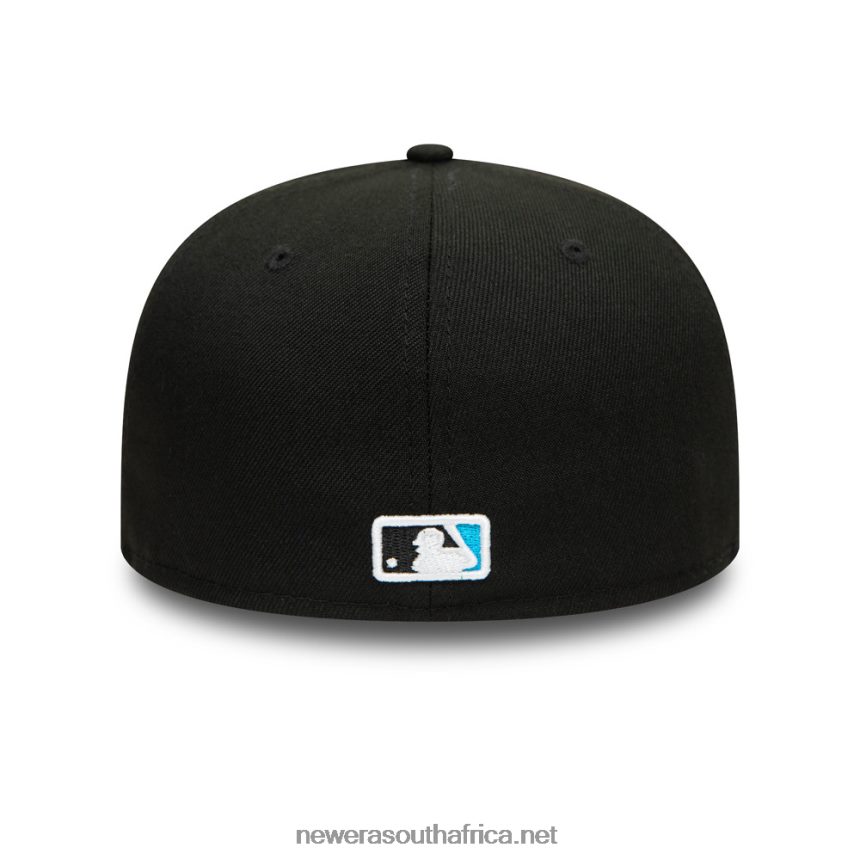 Miami Marlins Authentic On Field Game Black 59FIFTY Cap New Era TRBRBN734