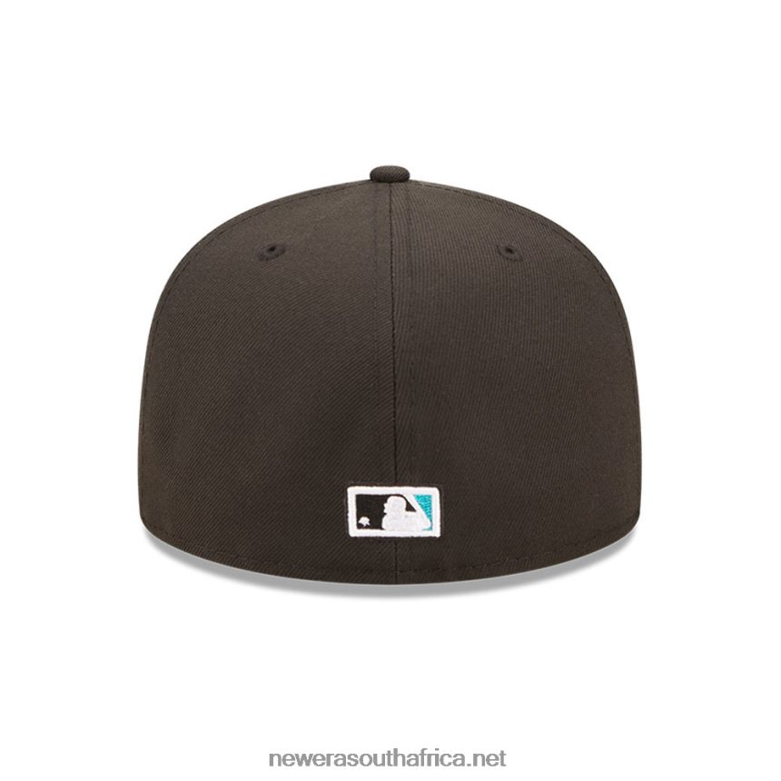 Miami Marlins Comic Cloud Black 59FIFTY Fitted Cap New Era TRBRBN1146