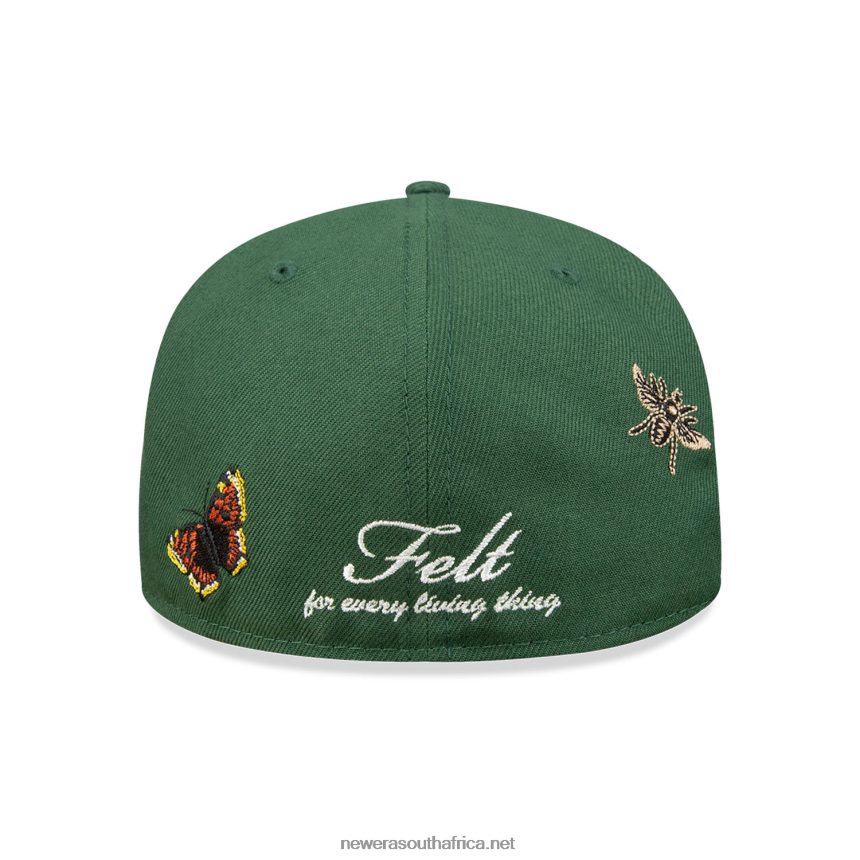 Miami Marlins Felt x MLB Dark Green 59FIFTY Fitted Cap New Era TRBRBN695