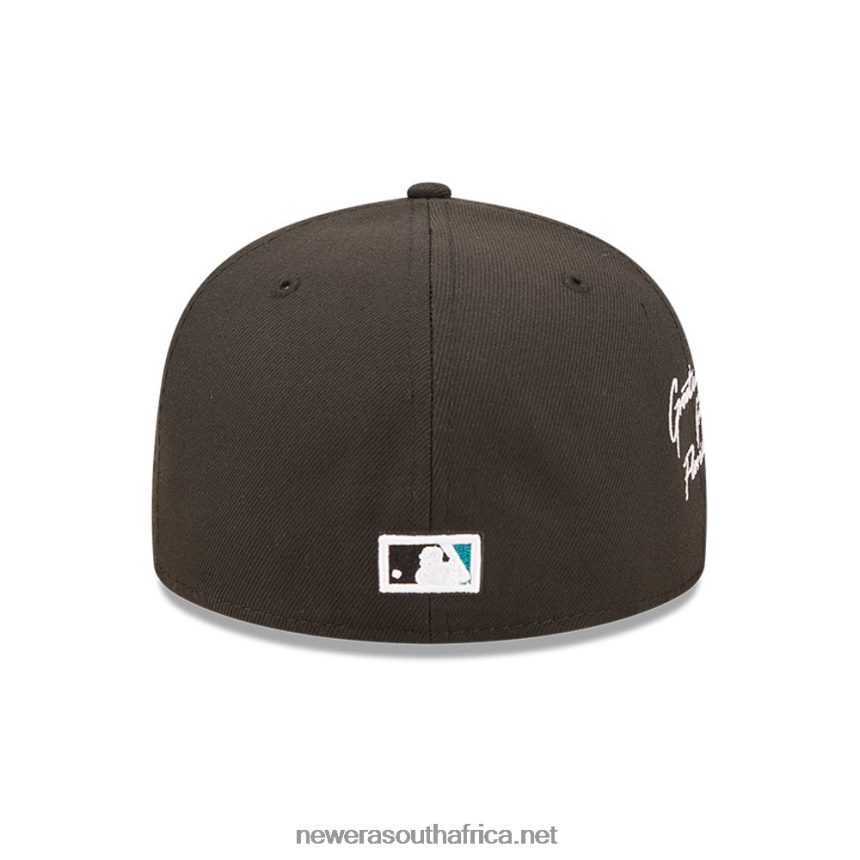 Miami Marlins MLB Cloud Black 59FIFTY Fitted Cap New Era TRBRBN549