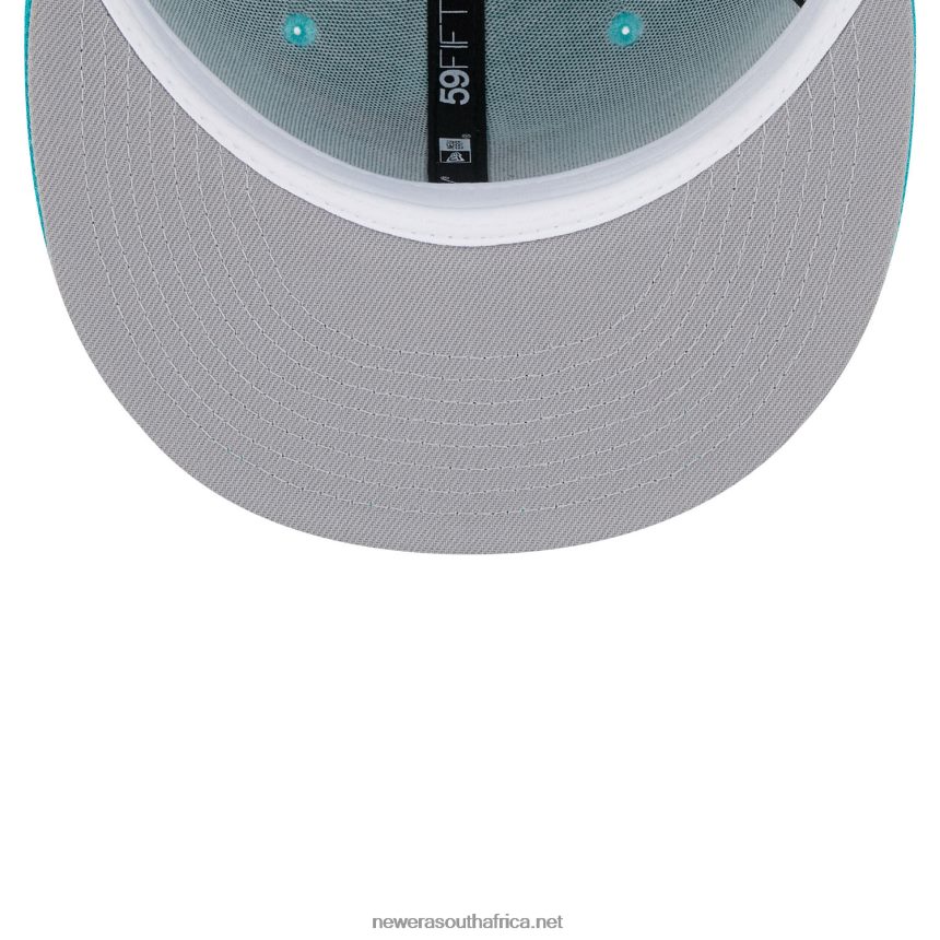 Miami Marlins Tri Tone Team Blue 59FIFTY Fitted Cap New Era TRBRBN857