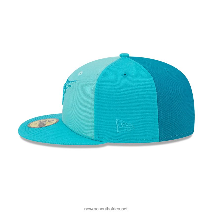 Miami Marlins Tri Tone Team Blue 59FIFTY Fitted Cap New Era TRBRBN857