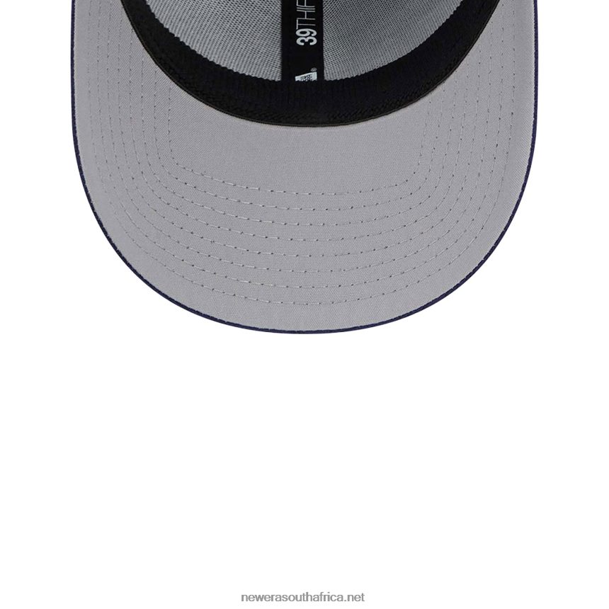 Milwaukee Brewers MLB Clubhouse Blue 39THIRTY Stretch Fit Cap New Era TRBRBN2168