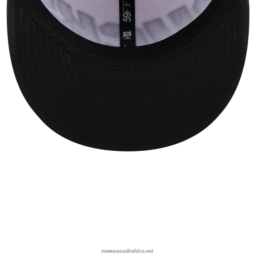 Milwaukee Bucks NBA Back Half Green 59FIFTY Fitted Cap New Era TRBRBN449