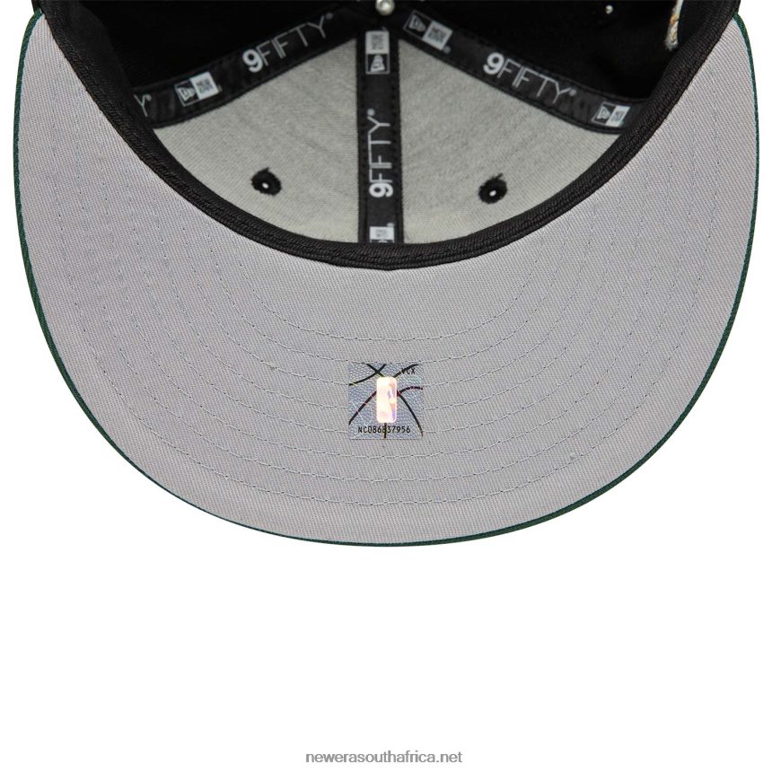 Milwaukee Bucks NBA Tip Off 2022 Black 9FIFTY Snapback Cap New Era TRBRBN2092