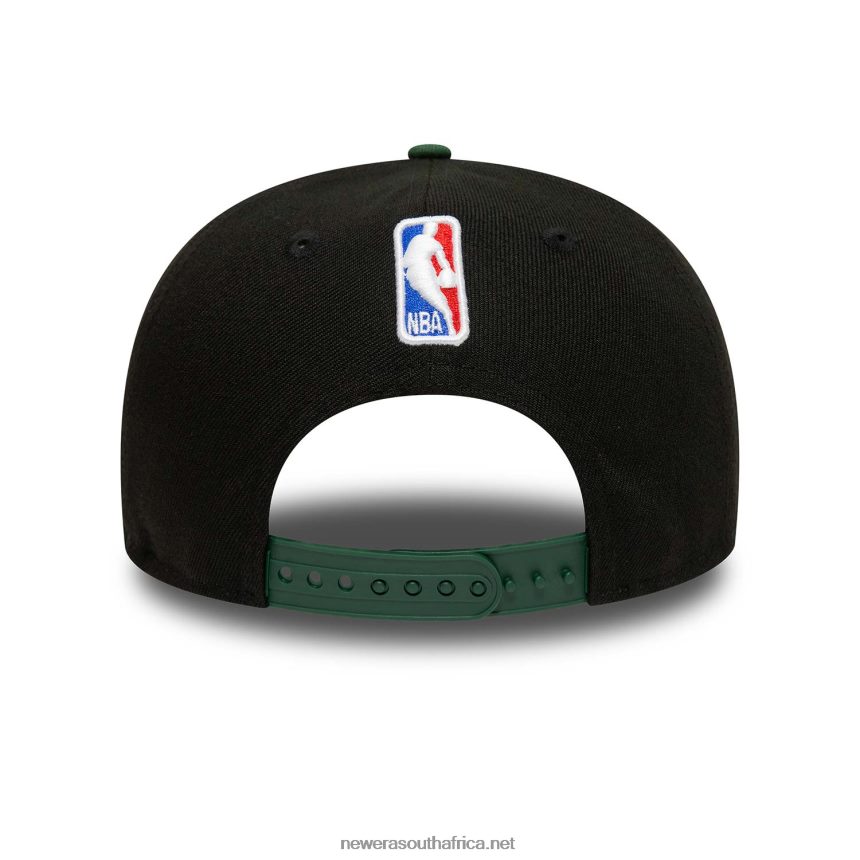 Milwaukee Bucks NBA Tip Off 2022 Black 9FIFTY Snapback Cap New Era TRBRBN2092