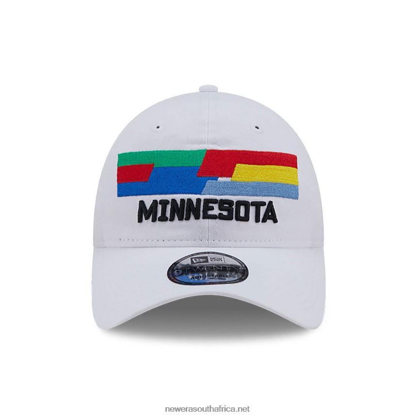 Minnesota Timberwolves Authentics City Edition White 9TWENTY Adjustable Cap New Era TRBRBN2234