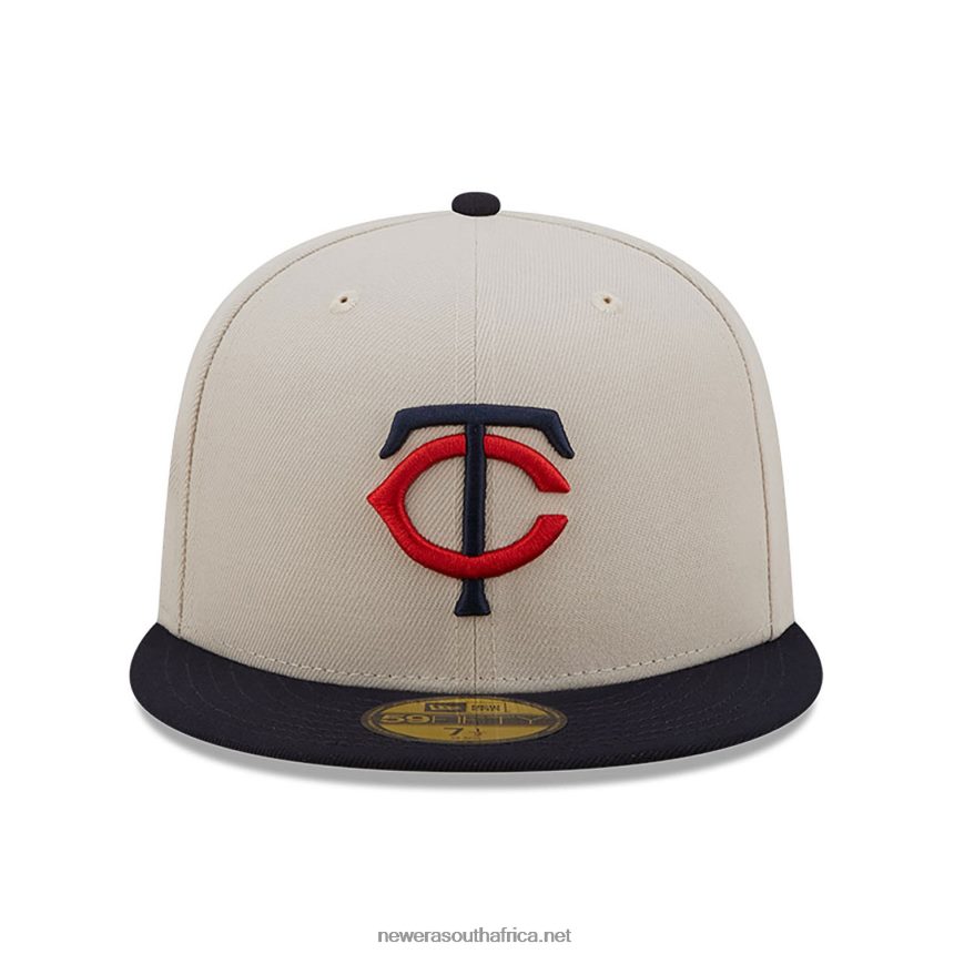 Minnesota Twins Fall Classic White 59FIFTY Fitted Cap New Era TRBRBN347