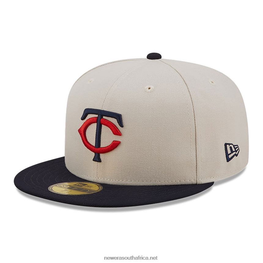Minnesota Twins Fall Classic White 59FIFTY Fitted Cap New Era TRBRBN347