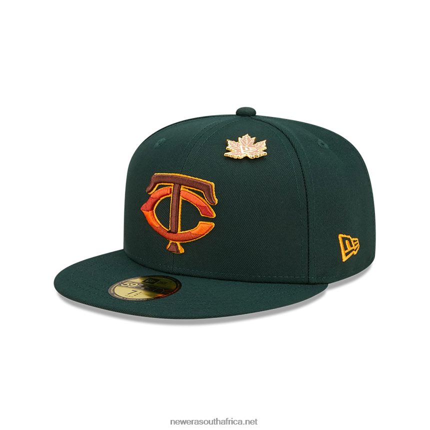 Minnesota Twins Leafy Dark Green 59FIFTY Fitted Cap New Era TRBRBN773