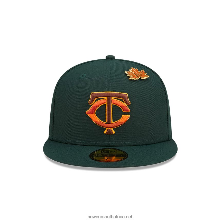 Minnesota Twins Leafy Dark Green 59FIFTY Fitted Cap New Era TRBRBN773