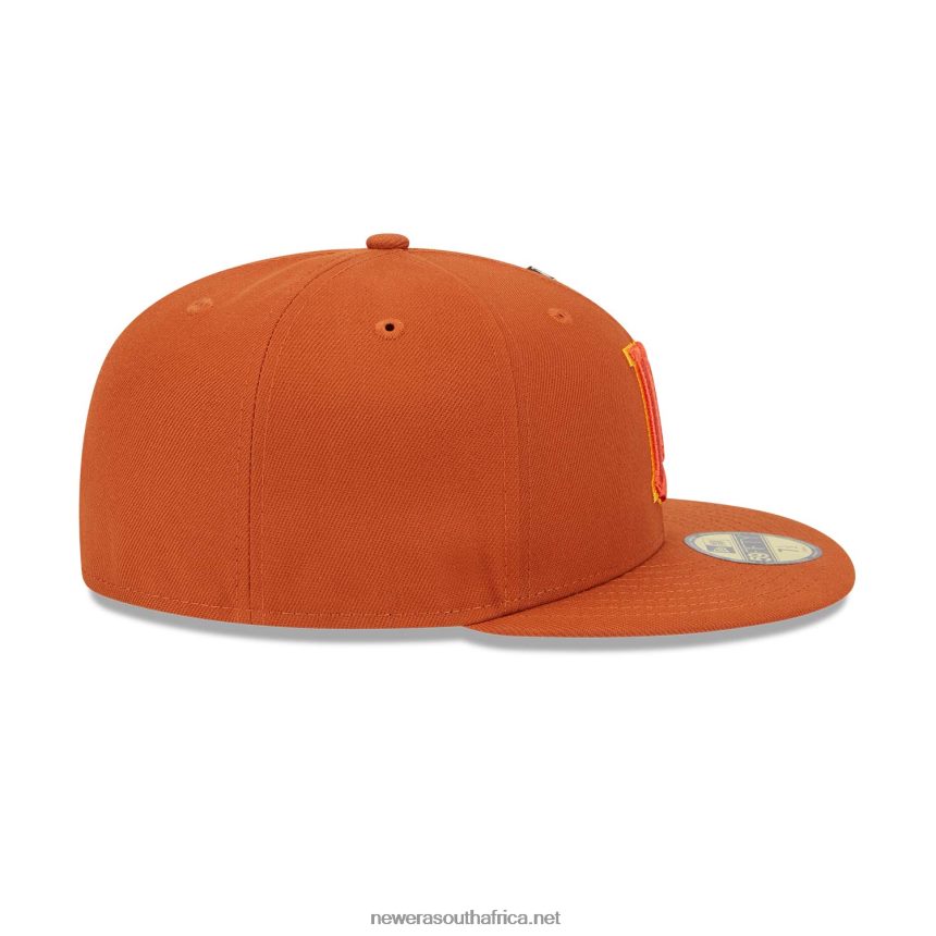 Minnesota Twins Outer Space Orange 59FIFTY Fitted Cap New Era TRBRBN564