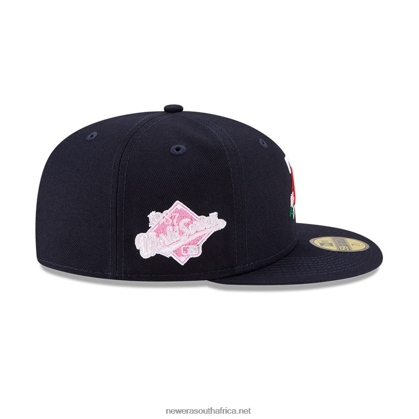 Minnesota Twins Side Patch Bloom Navy 59FIFTY Fitted Cap New Era TRBRBN718