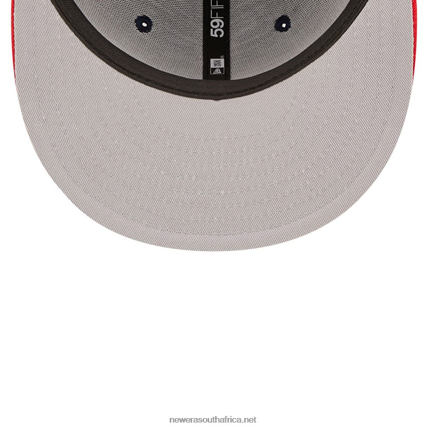 New England Patriots NE Letterman Navy 59FIFTY Fitted Cap New Era TRBRBN282