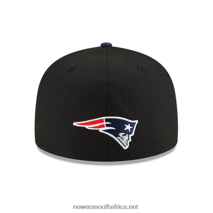 New England Patriots NFL Draft Black 59FIFTY Fitted Cap New Era TRBRBN183