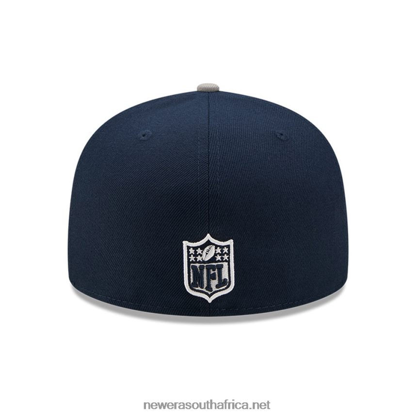 New England Patriots NFL Side Patch Navy 59FIFTY Fitted Cap New Era TRBRBN1384