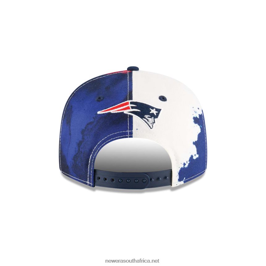 New England Patriots NFL Sideline 2022 Blue 9FIFTY Snapback Cap New Era TRBRBN1862