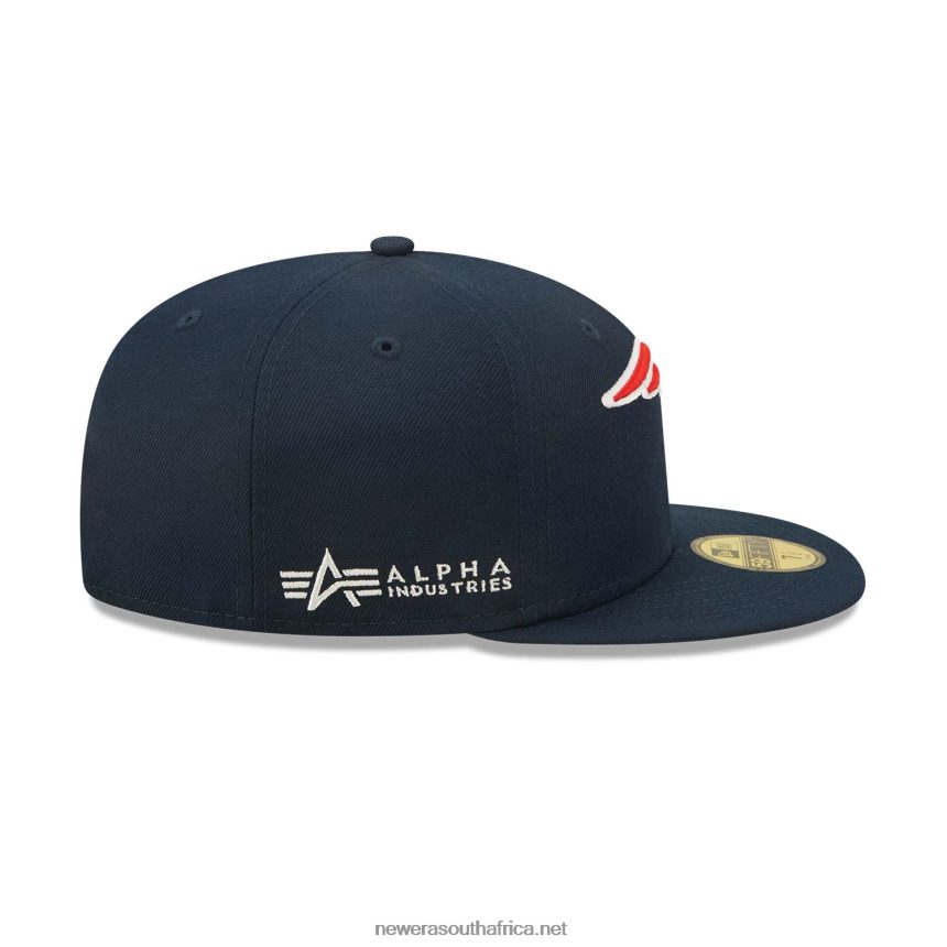 New England Patriots x Alpha Industries Blue 59FIFTY Fitted Cap New Era TRBRBN300