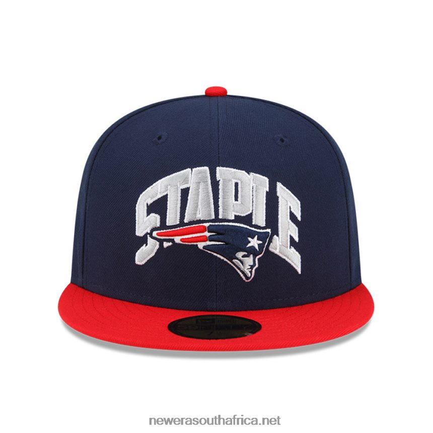 New England Patriots x Staple Navy 59FIFTY Fitted Cap New Era TRBRBN1202