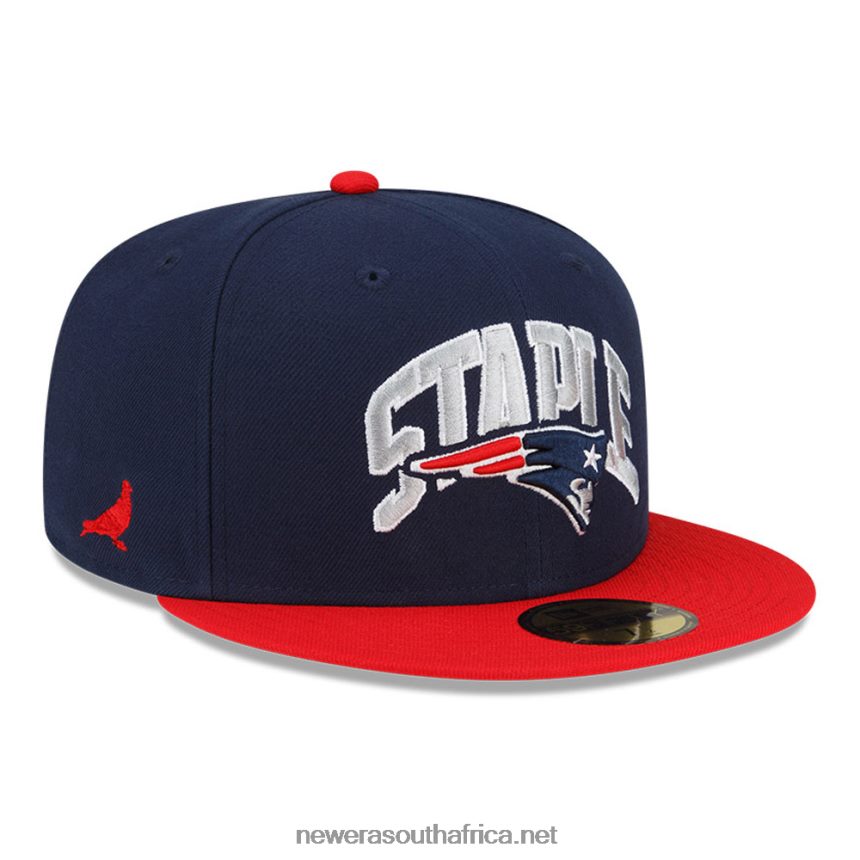 New England Patriots x Staple Navy 59FIFTY Fitted Cap New Era TRBRBN1202