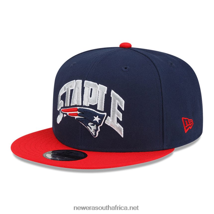 New England Patriots x Staple Navy 9FIFTY Snapback Cap New Era TRBRBN1902