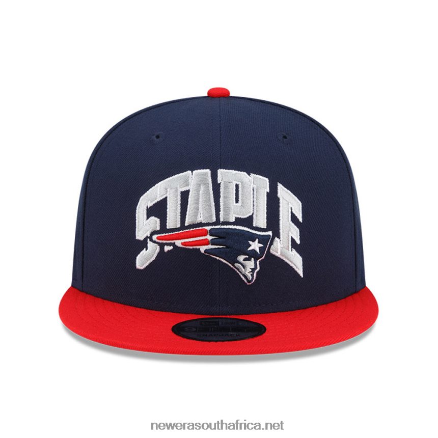New England Patriots x Staple Navy 9FIFTY Snapback Cap New Era TRBRBN1902