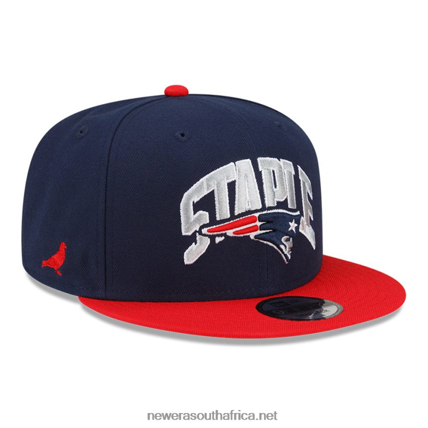 New England Patriots x Staple Navy 9FIFTY Snapback Cap New Era TRBRBN1902