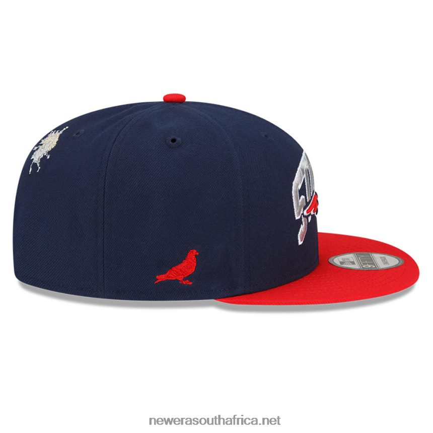 New England Patriots x Staple Navy 9FIFTY Snapback Cap New Era TRBRBN1902