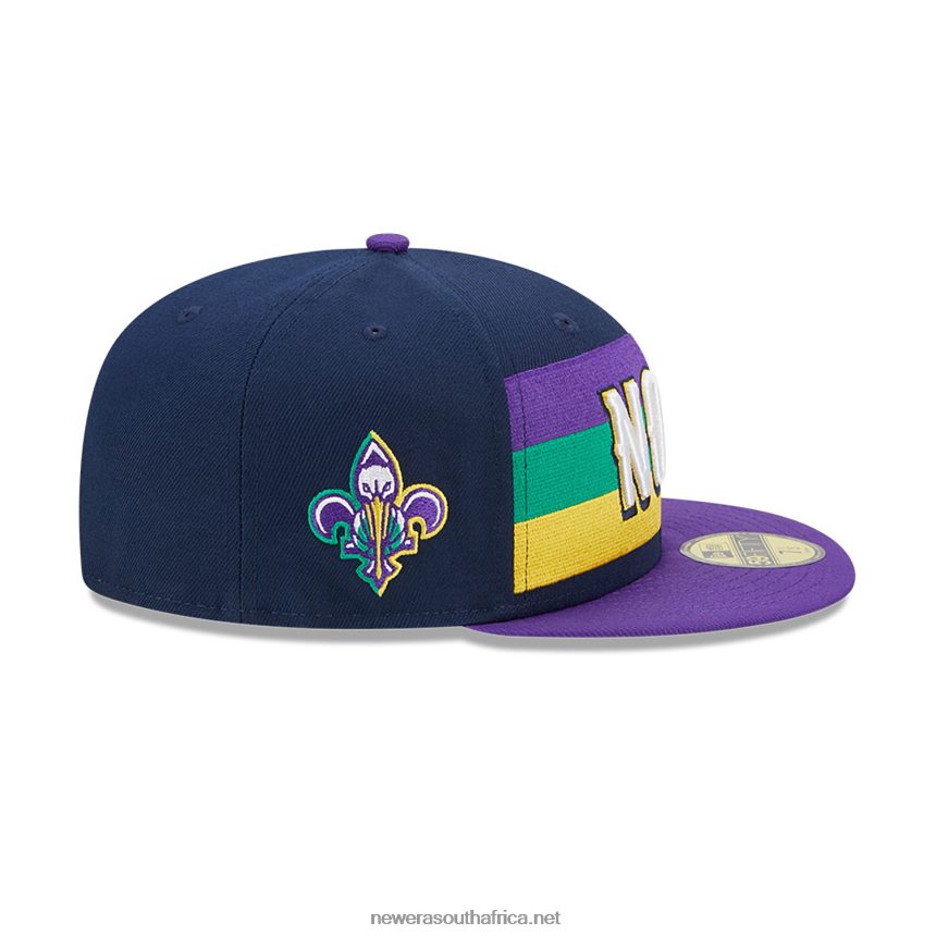 New Orleans Pelicans Authentics City Edition Navy 59FIFTY Fitted Cap New Era TRBRBN1061
