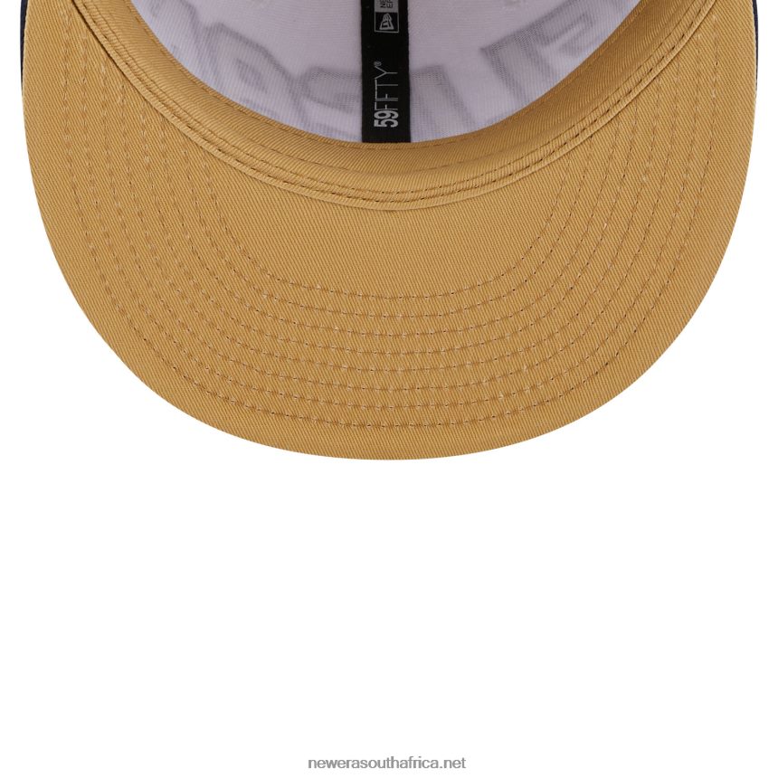 New Orleans Pelicans NBA Back Half Blue 59FIFTY Fitted Cap New Era TRBRBN571