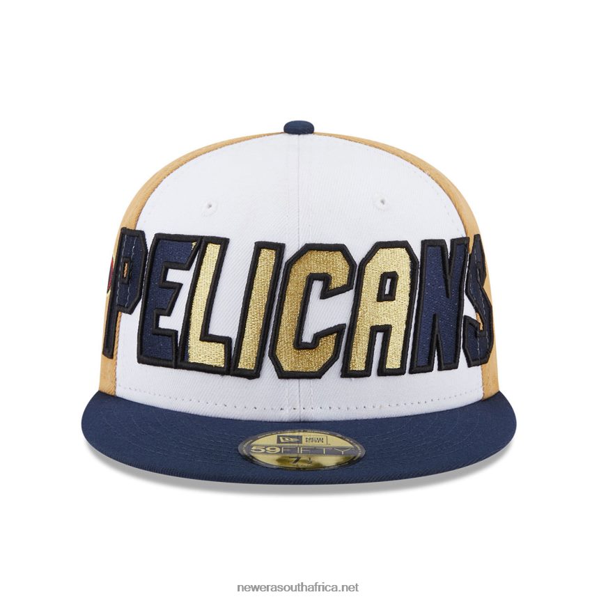New Orleans Pelicans NBA Back Half Blue 59FIFTY Fitted Cap New Era TRBRBN571