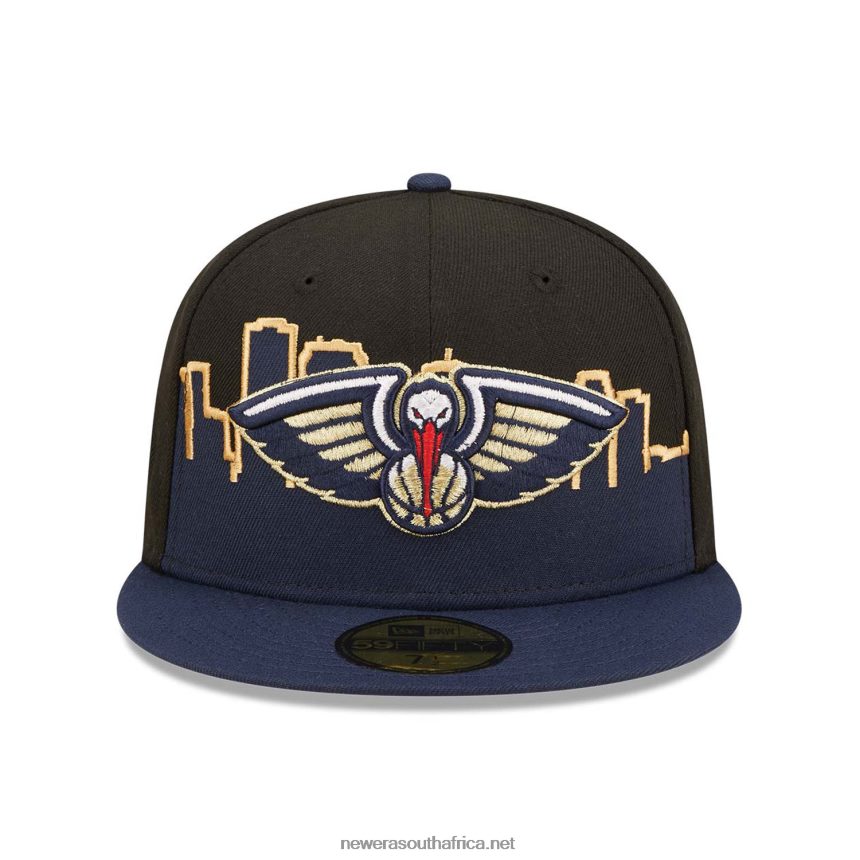 New Orleans Pelicans NBA Tip Off 2022 Black 59FIFTY Fitted Cap New Era TRBRBN1070