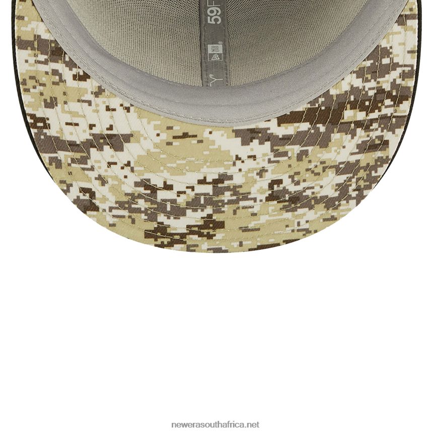 New Orleans Saints NFL Salute to Service Black 59FIFTY Fitted Cap New Era TRBRBN151