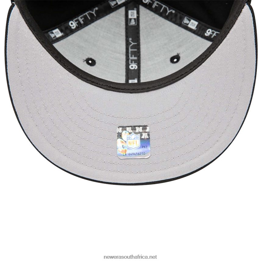 New Orleans Saints NFL Teams Black 9FIFTY Cap New Era TRBRBN1957