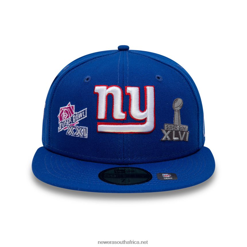 New York Giants Historic Champs Blue 59FIFTY Fitted Cap New Era TRBRBN96