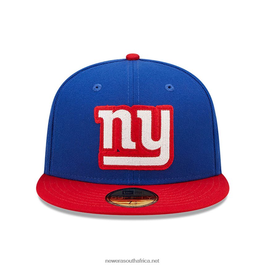 New York Giants NE Letterman Blue 59FIFTY Fitted Cap New Era TRBRBN344