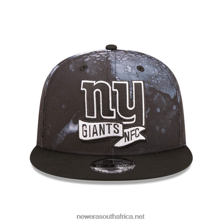 New York Giants NFL Sideline 2022 Black 9FIFTY Snapback Cap New Era TRBRBN1890
