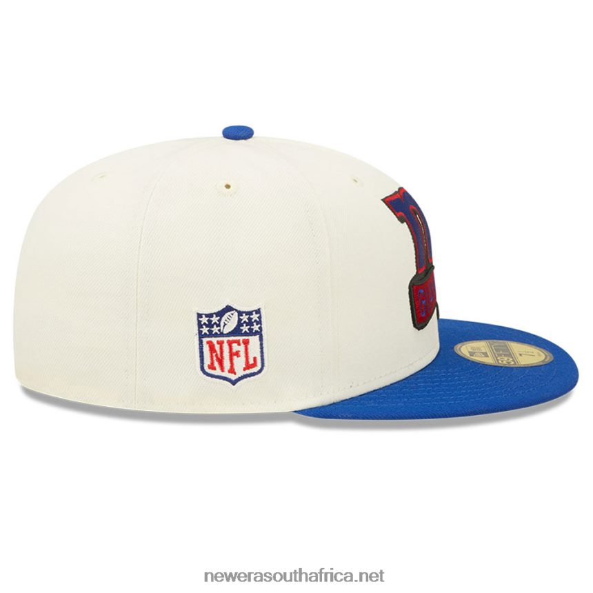 New York Giants NFL Sideline 2022 White 59FIFTY Fitted Cap New Era TRBRBN675