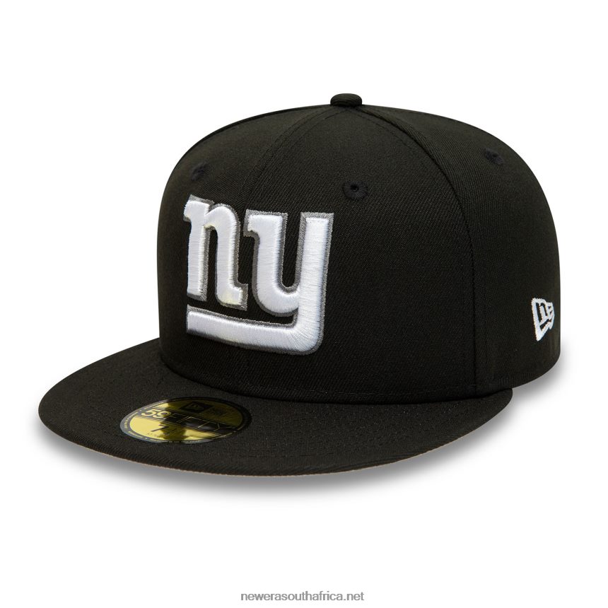 New York Giants NFL Teams Black 59FIFTY Cap New Era TRBRBN1193